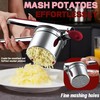 Minteem Large 15oz Potato Ricer, Heavy Duty Stainless Steel Potato