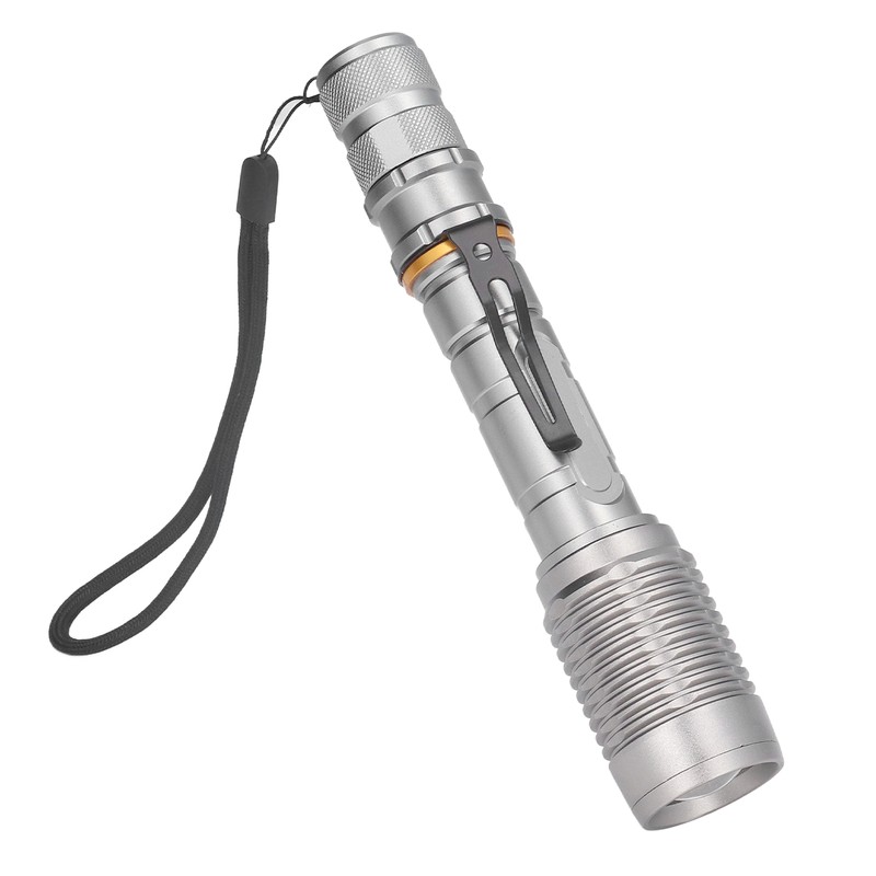 Telescopic Zoomable Flashlight 5 Lighting Modes 5000LM Waterproof Bright Flashlight