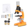 Kids Microscope Kit LED 1200X Microscope with Specimen Slides Science