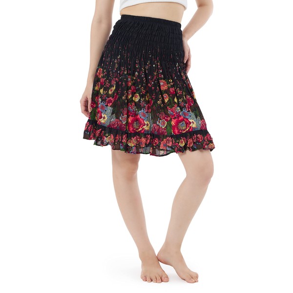 Lannaclothesdesign High Waisted Skirts for Women Short Flowy Summer Skirt