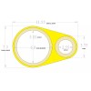 GP Car Audio Flush Mount 6.5 inch + Super Tweeter