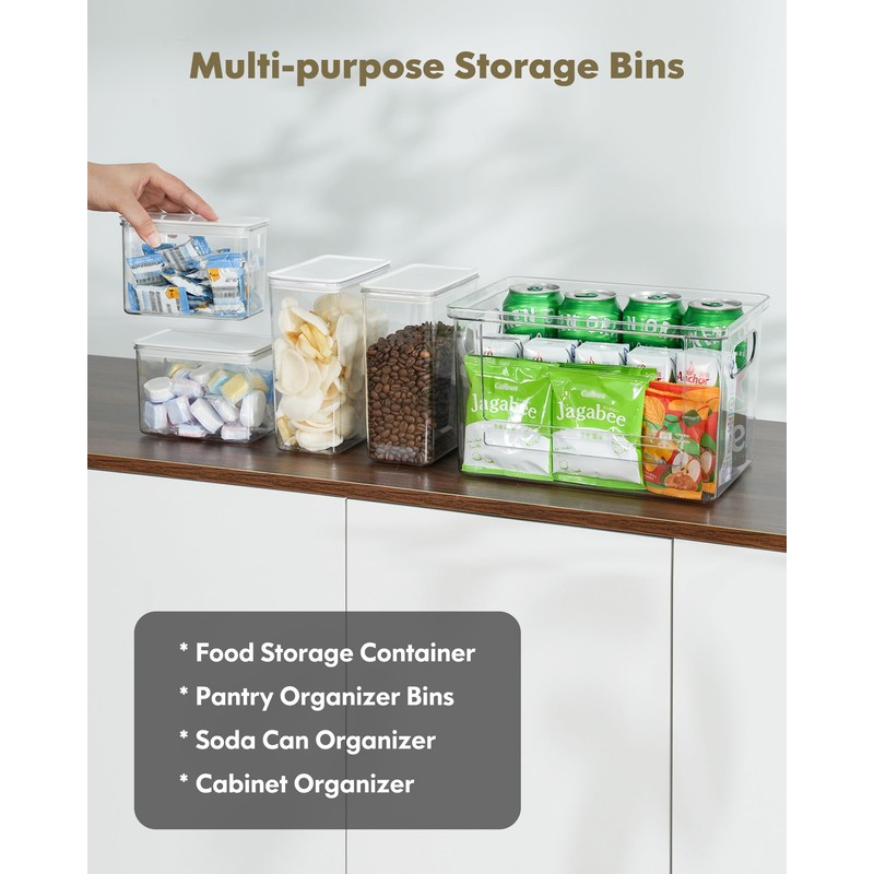 iCASA Trash Bag Dispenser Dishwasher Pods Container, 5 in 1