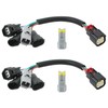 CARBBIA Headlight Conversion Pigtail Connectors Wiring Harness Plug and Play