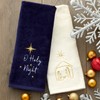 SKL Home Religious/Christmas Nativity Hand Towel 2pc Set for Bath/Kitchen