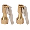 Air Chuck with Clip,2PCS Air Chuck Brass Internal Thread Tire