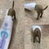 3pcs Pooping Dog Butt Toothpaste Topper - Funny Toothpaste Dispenser,