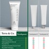 Terra & Co. Brilliant Hydroxyapatite Charcoal Toothpaste for Whitening Teeth–