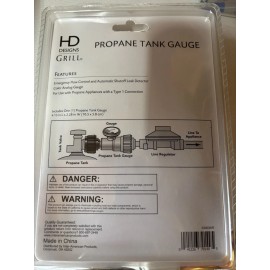 HD Designs Grill Propane Tank Gauge With Automatic Shutoff Leak Detector