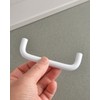 funifiti 5 Pack Bright White Cabinet Pulls 3.8 Inch (96mm)