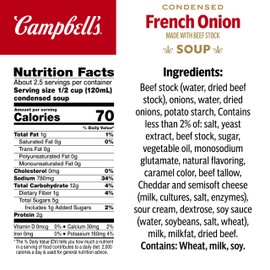 Campbell's Condensed French Onion Soup, 10.5 oz Can (12 Pack)