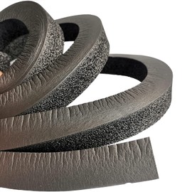 Foam Air Conditioner Insulation Seal Tape 2 Pcs 1 X 1 Inch 6.5 Feet Long, Non-Adhesive Air Conditioning Weather Strip Heavy Duty Window Seal NBR+PVC