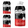 Gillette Pack of 3 New Gillette Foamy Shave Foam cream