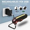 Bicycles Front Rear Light Set Rechargeable Headlight Back Taillight for
