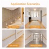 1 Pack Handrail Bracket, 3 Inch White Heavy Duty Stair
