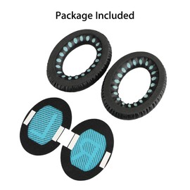 Eztronics corp Compatible with Bose Replacement Ear Pads Kit- Ear Cups for QuietComfort 2 15 25 35 QC2 QC15 QC25 QC35, AE2,AE2i, AE2w, SoundTrue, SoundLink(Around-Ear) Headphones, Black @US SHIPING