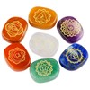 Nupuyai 7 Chakra Gemstones Set Healing Stones Energy Stones with