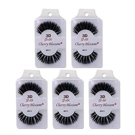Cherry Blossom 3D Eyelashes (5 Pack of Silk 911)