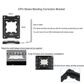 AM5 Motherboard CPU Holder Anti-Bending Contact Safety Fixed Frame for A620A‌ A620‌ X670E‌ B650E‌ B650‌ B840‌ B850‌ X870‌ X870E‌ CPU Cooler