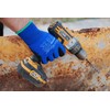 Ruvigrab Ecosandy/9/12 Pair Unisex Adult Work Glove, Blue/Black, Size 9-12
