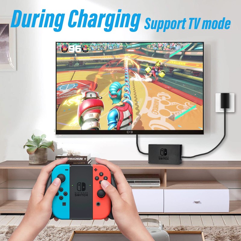 ZHITING Netzteil für Switch,Ladegerät für Switch,Ladekabel AC Adapter 15V 2.6A