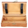 Wooden Box Antique Rectangle Children Stationery Case Desktop MultiFunction Storage