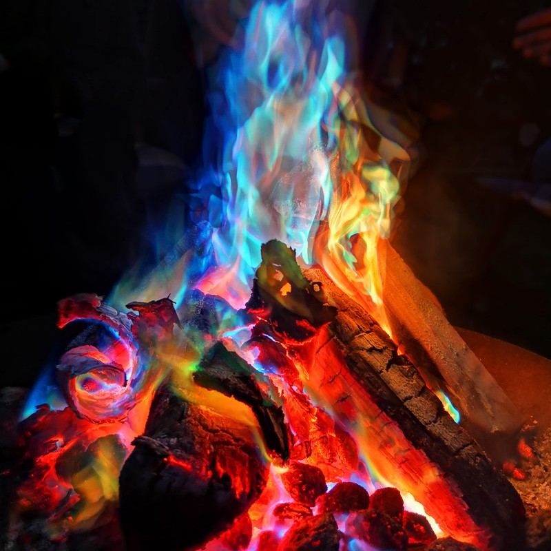 Colourful Fire Colours 250 Gamm for Fireplaces Stove etc. Available