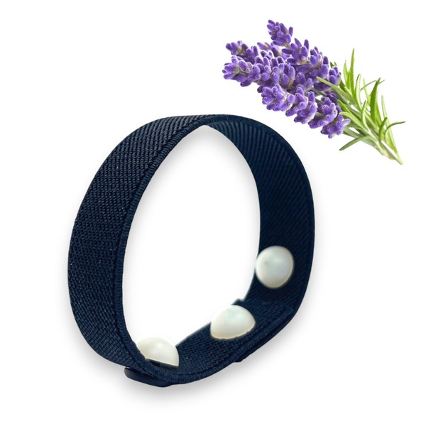 Lavender Scented Sleep Aid Bracelet with Acupressure- Calming Aromatherapy- Natural