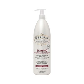 Il Salone Milano Professional Magnificent Shampoo - Color Safe Shampoo for Processed and Color Treated Hair - Enriched with Almond Oil for Radiant Shine - Salon-Quality Hair Care (33.8 oz / 1000 ml)