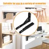 Wall Table Fold Down Hinge,90 Degree Self-Locking Folding Hinge,Save Space