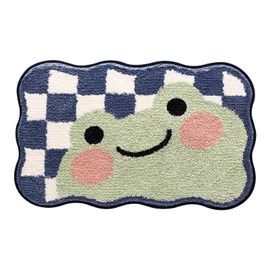 YILANJIN Non-Slip Microfibre Bath Mat, Cute Bathroom Mat Super Absorbent Water, Machine Washable Bathroom Rug, for Bathroom, Shower, Bedroom, Kitchen, Doorway (40x60cm)