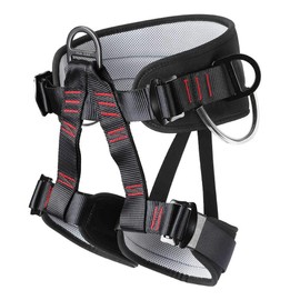 HandAcc Climbing belts, Thicken Professional Safety Belt for Mountaineering Caving Rock Climbing Fire Rescuing Rappelling Tree and Outdoor Adventure Activities