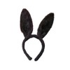LKQBBSZ Black Bunny Ears Headbands For Easter Party, Cute Soft