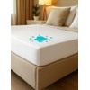 Waterproof Mattress Protector Full Size - Premium Fitted Terry Cover