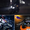Motorcycle LED Turn Signal Rearview Mirrors Compatible with 2011 2013