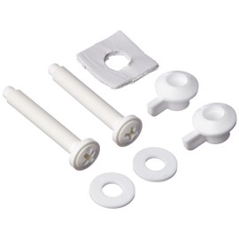 EZ-FLO 40279 Toilet Seat Bolts, 2-1/2" Length, White