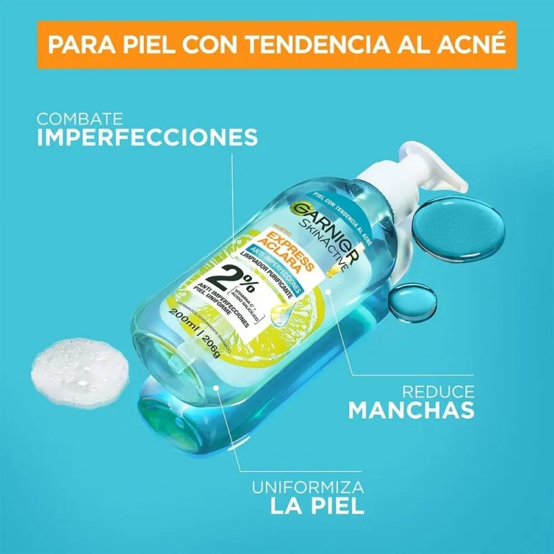 Rutina Express Aclara 4p Antiacné Gel Purificante+sérum 50fp