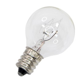 Mini Ball G30 Shape, 10 W, Base, 0.5 inch (12 mm) (E12), Exterior Color, Clear, 1 Piece, Small Lighting Fixture, Decorative Lighting, etc. Incandescent Bulb, Not LED