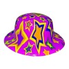 10 Sombrero Bombin Neon Plastico Fiesta Boda Evento Batuca