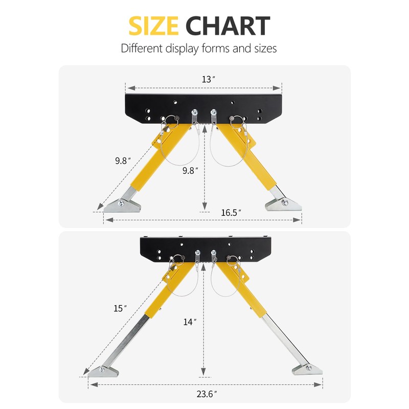 SPARKWHIZ RV Step Stabilizer, Stabilizer Kit for Camper, 5th Wheels,