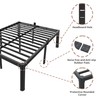 ROIL 12 inch Metal Queen Bed Frame with Rounded Corner
