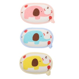 minkissy Sponges Set Pack of Soft Comfortable Bath Scrubbers Shower Puff for Toddlers Fun Cartoon Design