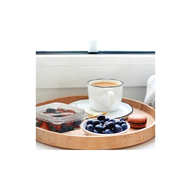 Clear Deli Food Storage Containers With Lids Tamper evident security