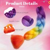 Benehair Braids Extensions, Ombre Jumbo Synthetic Hair for Braiding, Box