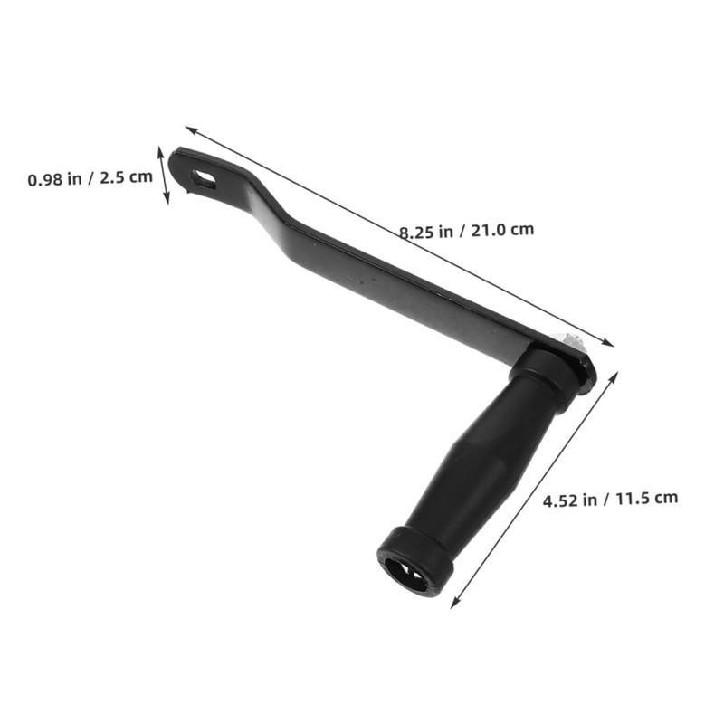 VILLFUL Trailer Hand Winch Handle Replacement Iron Crank for Boat