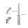 QUARKZMAN Pack of 2 T15 Security Torx Bit 1/4 Inch