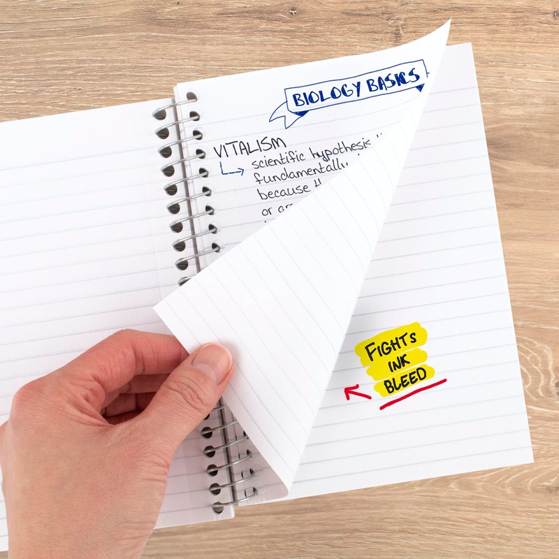 Five Star Spiral Notebook, 1 Subject, College Ruled Paper, 4-3/8"