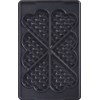 Tefal XA800612 Snack Collection Plate Heart Wafles, Number 6, Heart