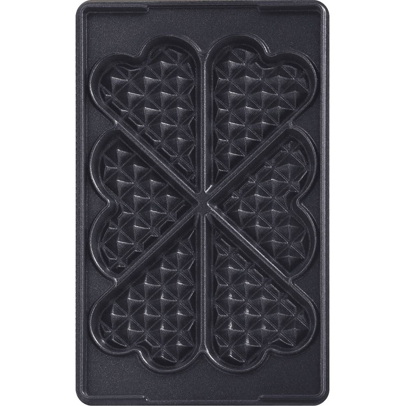 Tefal XA800612 Snack Collection Plate Heart Wafles, Number 6, Heart