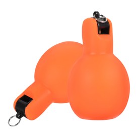 Kisangel Pack Camping Essentials Outdoor Survival Whistle Squeeze Whistle for Emergency Multi-Function Hand Squeeze PVC Survival Gear