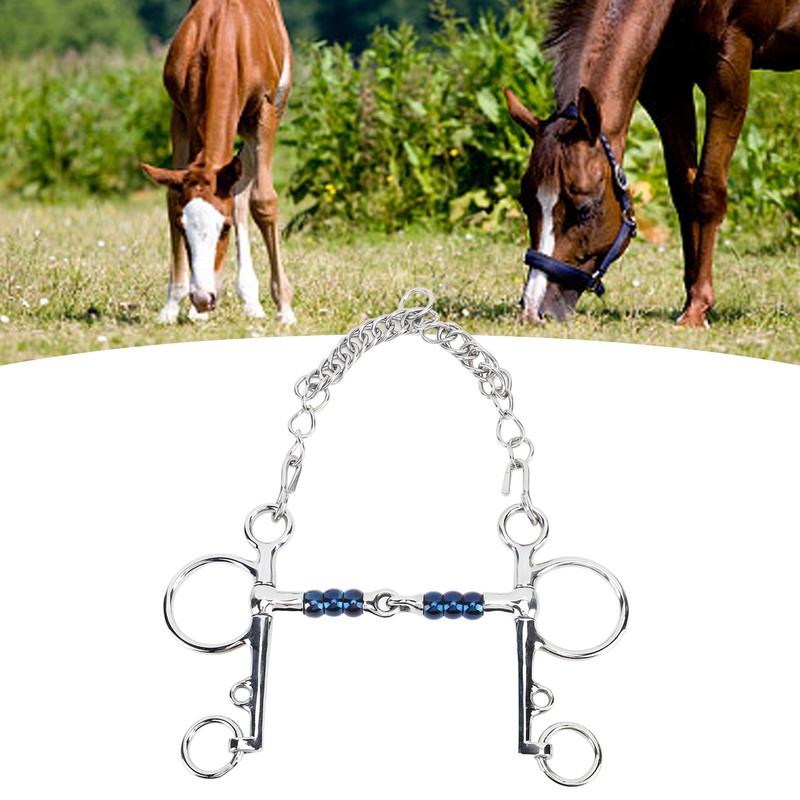 Horse Mouth Bit 125mm Stainless Steel Horse Snaffle Bit for